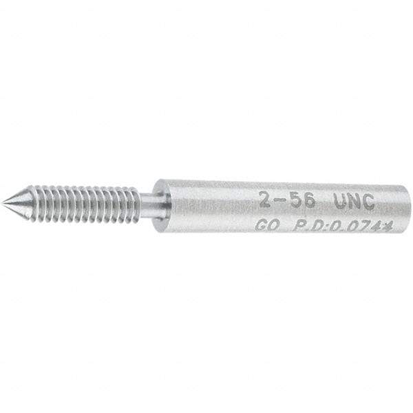 SPI - #2-56, Class 2B, 3B, Single End Plug Thread Go Gage - Steel, Size 000 Handle Not Included - Benchmark Tooling