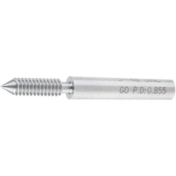 SPI - #3-48, Class 2B, 3B, Single End Plug Thread Go Gage - Steel, Size 000 Handle Not Included - Benchmark Tooling