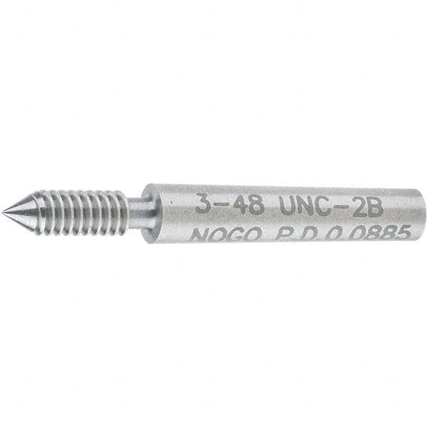 SPI - #3-48, Class 2B, Single End Plug Thread No Go Gage - Steel, Size 000 Handle Not Included - Benchmark Tooling