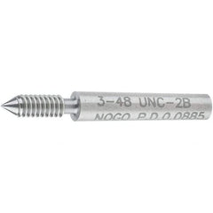 SPI - #3-48, Class 2B, Single End Plug Thread No Go Gage - Steel, Size 000 Handle Not Included - Benchmark Tooling