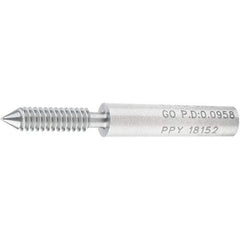 SPI - #4-40, Class 2B, 3B, Single End Plug Thread Go Gage - Steel, Size 00 Handle Not Included - Benchmark Tooling