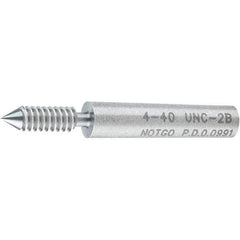 SPI - #4-40, Class 2B, Single End Plug Thread No Go Gage - Steel, Size 00 Handle Not Included - Benchmark Tooling