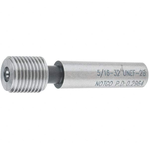 SPI - 5/16-32, Class 2B, Single End Plug Thread No Go Gage - Steel, Size 1 Handle Not Included - Benchmark Tooling