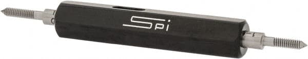 SPI - #1-64, Class 2B, Double End Plug Thread Go/No Go Gage - Steel, Size 000 Handle Included - Benchmark Tooling