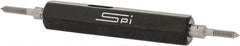 SPI - #1-64, Class 2B, Double End Plug Thread Go/No Go Gage - Steel, Size 000 Handle Included - Benchmark Tooling