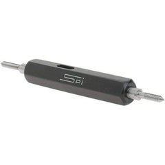 SPI - #1-72, Class 2B, Double End Plug Thread Go/No Go Gage - Steel, Size 000 Handle Included - Benchmark Tooling