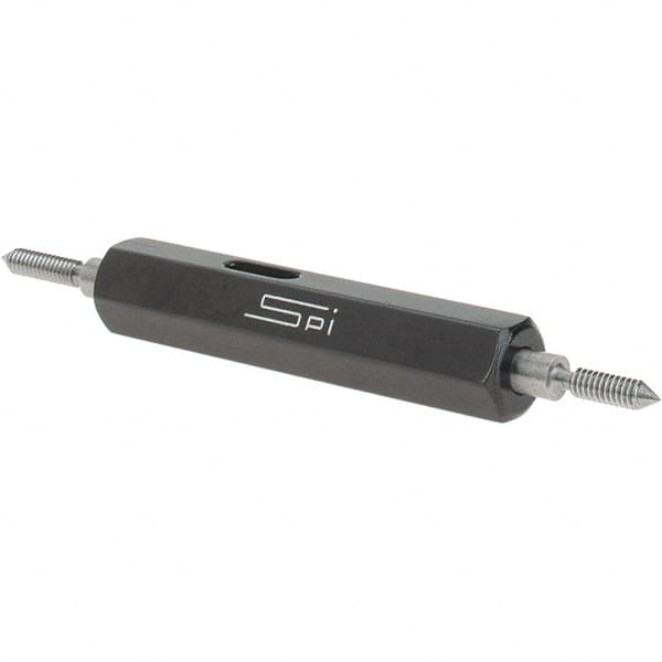 SPI - #2-56, Class 2B, Double End Plug Thread Go/No Go Gage - Steel, Size 000 Handle Included - Benchmark Tooling
