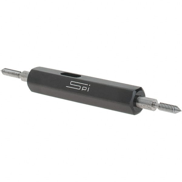 SPI - #2-56, Class 3B, Double End Plug Thread Go/No Go Gage - Steel, Size 000 Handle Included - Benchmark Tooling