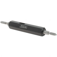 SPI - #2-64, Class 2B, Double End Plug Thread Go/No Go Gage - Steel, Size 000 Handle Included - Benchmark Tooling