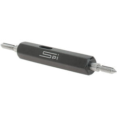 SPI - #3-48, Class 2B, Double End Plug Thread Go/No Go Gage - Steel, Size 000 Handle Included - Benchmark Tooling