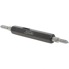 SPI - #4-40, Class 2B, Double End Plug Thread Go/No Go Gage - Steel, Size 00 Handle Included - Benchmark Tooling
