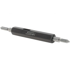 SPI - #4-48, Class 2B, Double End Plug Thread Go/No Go Gage - Steel, Size 00 Handle Included - Benchmark Tooling