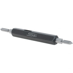 SPI - #4-48, Class 3B, Double End Plug Thread Go/No Go Gage - Steel, Size 00 Handle Included - Benchmark Tooling