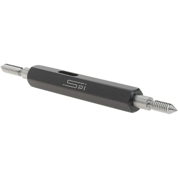 SPI - #5-40, Class 2B, Double End Plug Thread Go/No Go Gage - Steel, Size 00 Handle Included - Benchmark Tooling