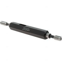 SPI - #8-32, Class 2B, Double End Plug Thread Go/No Go Gage - Steel, Size 0 Handle Included - Benchmark Tooling