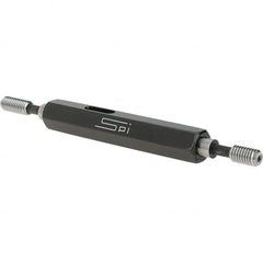 SPI - #8-36, Class 2B, Double End Plug Thread Go/No Go Gage - Steel, Size 0 Handle Included - Benchmark Tooling