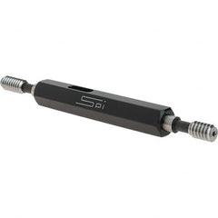 SPI - #10-24, Class 3B, Double End Plug Thread Go/No Go Gage - Steel, Size 0 Handle Included - Benchmark Tooling