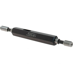 SPI - #10-32, Class 2B, Double End Plug Thread Go/No Go Gage - Steel, Size 0 Handle Included - Benchmark Tooling