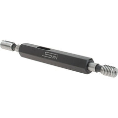 SPI - #12-28, Class 2B, Double End Plug Thread Go/No Go Gage - Steel, Size 0 Handle Included - Benchmark Tooling