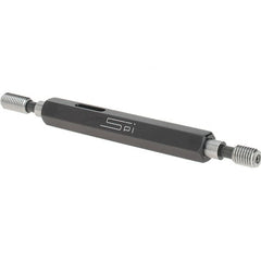 SPI - 1/4-28, Class 2B, Double End Plug Thread Go/No Go Gage - Steel, Size 1 Handle Included - Benchmark Tooling