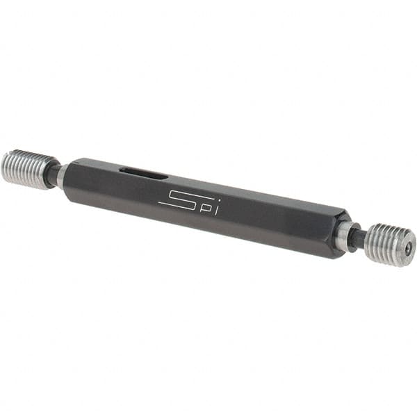 SPI - 5/16-24, Class 3B, Double End Plug Thread Go/No Go Gage - Steel, Size 1 Handle Included - Benchmark Tooling