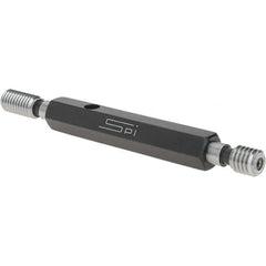 SPI - 3/8-16, Class 3B, Double End Plug Thread Go/No Go Gage - Steel, Size 2 Handle Included - Benchmark Tooling