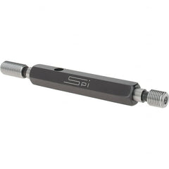 SPI - 3/8-24, Class 3B, Double End Plug Thread Go/No Go Gage - Steel, Size 2 Handle Included - Benchmark Tooling