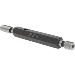 SPI - 3/8-32, Class 3B, Double End Plug Thread Go/No Go Gage - Steel, Size 2 Handle Included - Benchmark Tooling