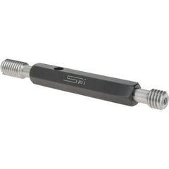 SPI - 7/16-14, Class 3B, Double End Plug Thread Go/No Go Gage - Steel, Size 2 Handle Included - Benchmark Tooling