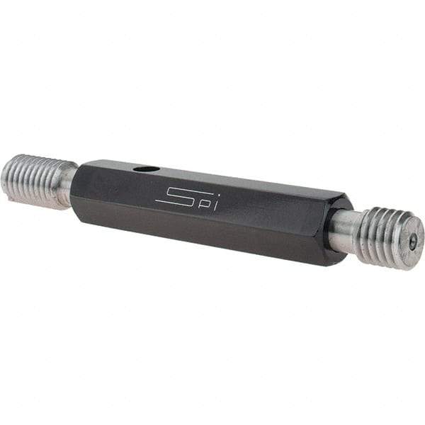 SPI - 9/16-12, Class 2B, Double End Plug Thread Go/No Go Gage - Steel, Size 3 Handle Included - Benchmark Tooling