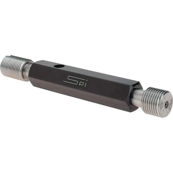 SPI - 5/8-18, Class 3B, Double End Plug Thread Go/No Go Gage - Steel, Size 3 Handle Included - Benchmark Tooling