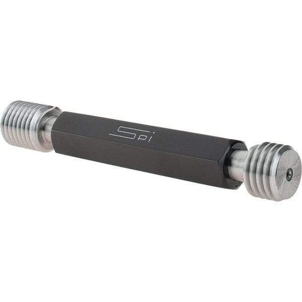 SPI - 3/4-10, Class 2B, Double End Plug Thread Go/No Go Gage - Steel, Size 3 Handle Included - Benchmark Tooling