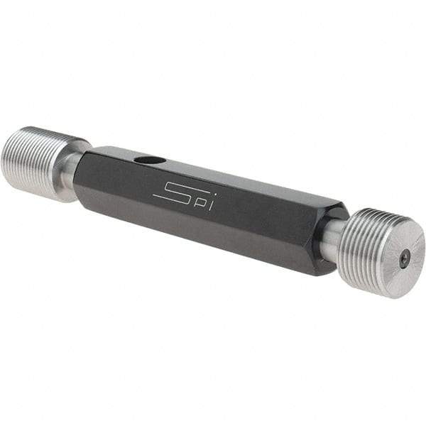 SPI - 3/4-20, Class 2B, Double End Plug Thread Go/No Go Gage - Steel, Size 3 Handle Included - Benchmark Tooling