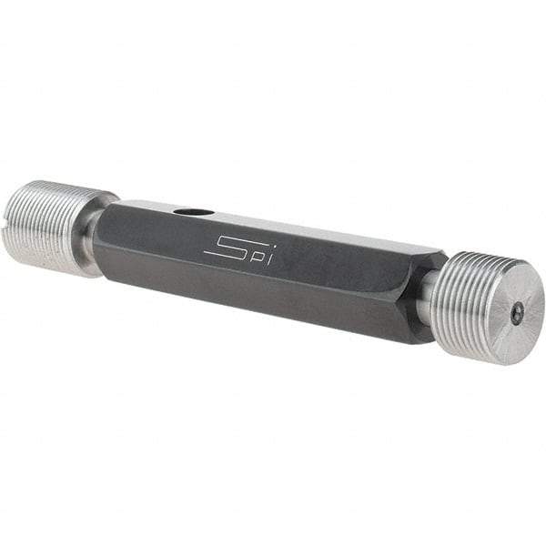 SPI - 3/4-20, Class 3B, Double End Plug Thread Go/No Go Gage - Steel, Size 3 Handle Included - Benchmark Tooling