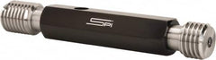 SPI - 7/8-9, Class 2B, Double End Plug Thread Go/No Go Gage - Steel, Size 4 Handle Included - Benchmark Tooling