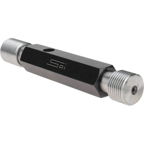 SPI - 7/8-14, Class 3B, Double End Plug Thread Go/No Go Gage - Steel, Size 4 Handle Included - Benchmark Tooling