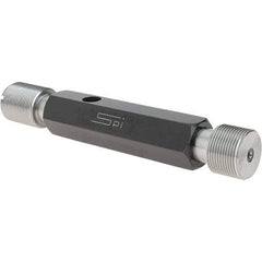 SPI - 7/8-20, Class 2B, Double End Plug Thread Go/No Go Gage - Steel, Size 4 Handle Included - Benchmark Tooling