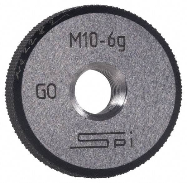 SPI - M33x2 Go Single Ring Thread Gage - Class 6G, Oil Hardened Nonshrinking Steel (OHNS), NPL Traceability Certification Included - Benchmark Tooling