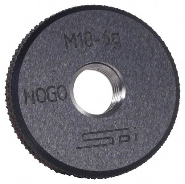 SPI - M39x4 No Go Single Ring Thread Gage - Class 6G, Oil Hardened Nonshrinking Steel (OHNS), NPL Traceability Certification Included - Benchmark Tooling