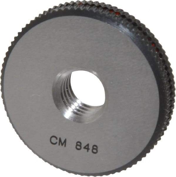 SPI - M10x1.5 No Go Single Ring Thread Gage - Class 6G, Oil Hardened Nonshrinking Steel (OHNS), NPL Traceability Certification Included - Benchmark Tooling