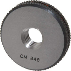 SPI - M10x1.5 No Go Single Ring Thread Gage - Class 6G, Oil Hardened Nonshrinking Steel (OHNS), NPL Traceability Certification Included - Benchmark Tooling