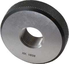 SPI - M16x1.5 Go Single Ring Thread Gage - Class 6G, Oil Hardened Nonshrinking Steel (OHNS), NPL Traceability Certification Included - Benchmark Tooling