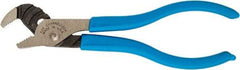 Channellock - 4" OAL, 1/2" Max Capacity, 3 Position Tongue & Groove Pliers - Standard Straight Jaws, Standard Head, Plastic Dipped Handles - Benchmark Tooling