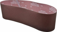 Norton - 6" Wide x 48" OAL, 80 Grit, Aluminum Oxide Abrasive Belt - Aluminum Oxide, Medium, Coated - Benchmark Tooling