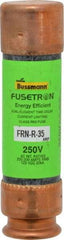 Cooper Bussmann - 125 VDC, 250 VAC, 35 Amp, Time Delay General Purpose Fuse - Fuse Holder Mount, 76.2mm OAL, 20 at DC, 200 (RMS) kA Rating, 13/16" Diam - Benchmark Tooling