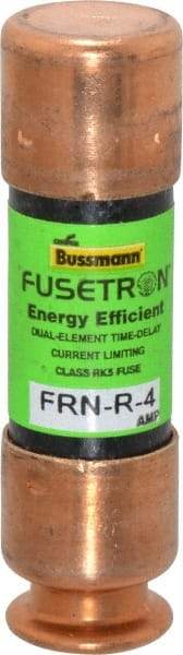 Cooper Bussmann - 125 VDC, 250 VAC, 4 Amp, Time Delay General Purpose Fuse - Fuse Holder Mount, 50.8mm OAL, 20 at DC, 200 (RMS) kA Rating, 9/16" Diam - Benchmark Tooling