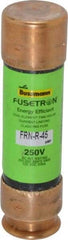 Cooper Bussmann - 125 VDC, 250 VAC, 45 Amp, Time Delay General Purpose Fuse - Fuse Holder Mount, 76.2mm OAL, 20 at DC, 200 (RMS) kA Rating, 13/16" Diam - Benchmark Tooling