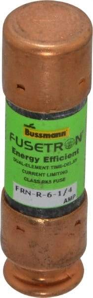 Cooper Bussmann - 125 VDC, 250 VAC, 6.25 Amp, Time Delay General Purpose Fuse - Fuse Holder Mount, 50.8mm OAL, 20 at DC, 200 (RMS) kA Rating, 9/16" Diam - Benchmark Tooling