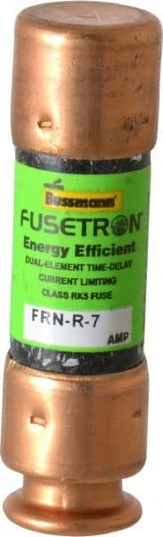 Cooper Bussmann - 125 VDC, 250 VAC, 7 Amp, Time Delay General Purpose Fuse - Fuse Holder Mount, 50.8mm OAL, 20 at DC, 200 (RMS) kA Rating, 9/16" Diam - Benchmark Tooling