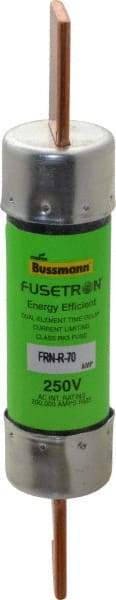 Cooper Bussmann - 250 VAC, 70 Amp, Time Delay General Purpose Fuse - Bolt-on Mount, 5-7/8" OAL, 20 at DC, 200 (RMS) kA Rating, 1-1/16" Diam - Benchmark Tooling